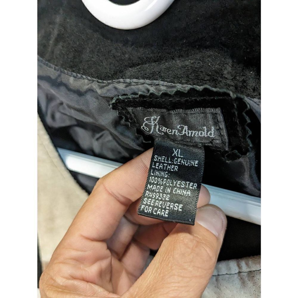 Vintage Sharon Arnold Patchwork Leather Cropped J… - image 3